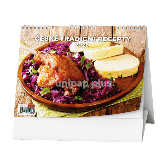 kalendář stolní - české tradiční recepty