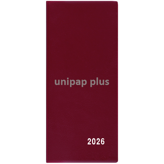 diář měsíční 79 x 179 mm Xenie - bordó