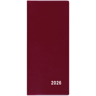 diář měsíční 79 x 179 mm Xenie - bordó