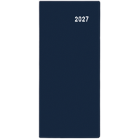 diář měsíční 79 x 179 mm  Božka - PVC modrý