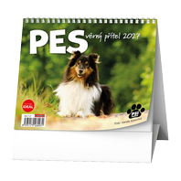 kalendář stolní - ideál - pes, věrný přítel - jména