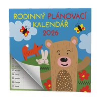 kalendář nástěnný rodinný plánovací
