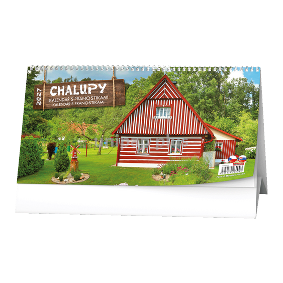 kalendář stolní - chalupy
