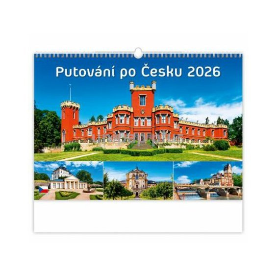 kalendář nástěnný Putování po Česku 2026