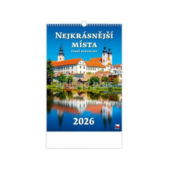 kalendář nástěnný Nejkrásnější místa ČR