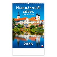 kalendář nástěnný Nejkrásnější místa ČR