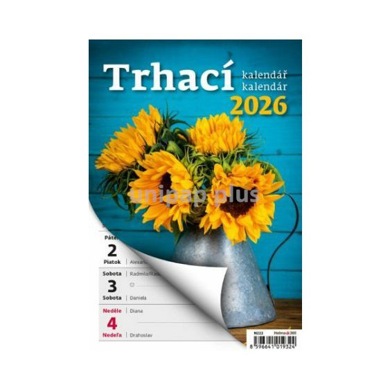 kalendář trhací týdenní A5