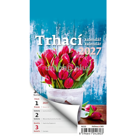 kalendář týdenní trhací A6