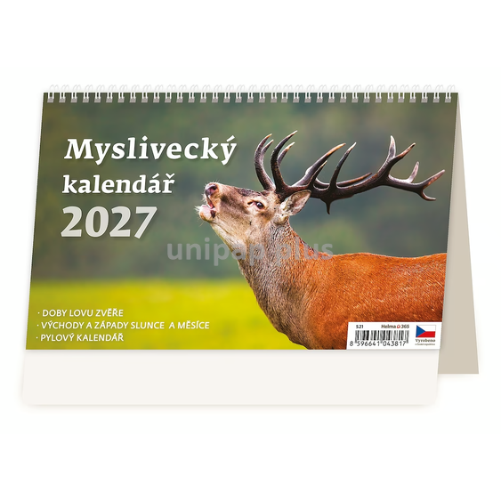 kalendář stolní Myslivecký
