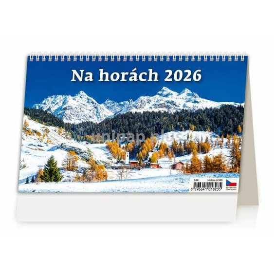 kalendář stolní čtrnáctidenní Na horách
