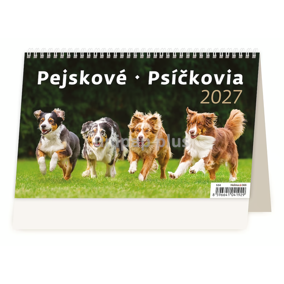 kalendář stolní Pejskové týdenní