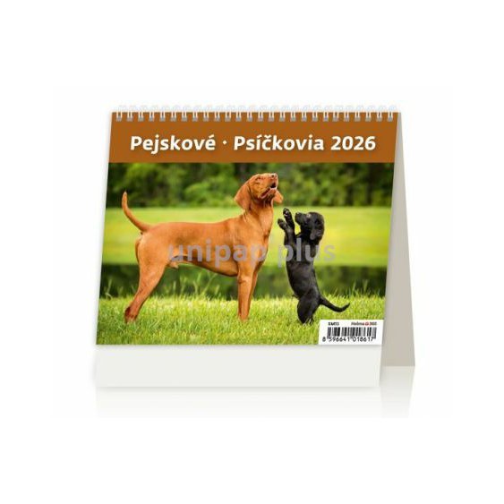 kalendář stolní minimax pejskové