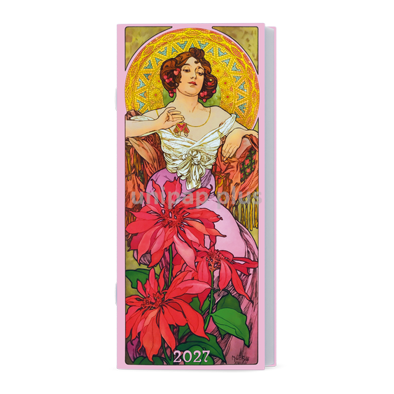 diář měsíční - Božka- Alfons Mucha - mix