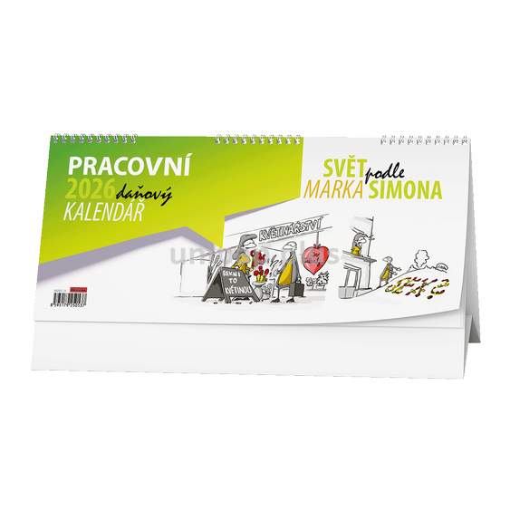 kalendář stolní daňový - svět podle Marka Simona