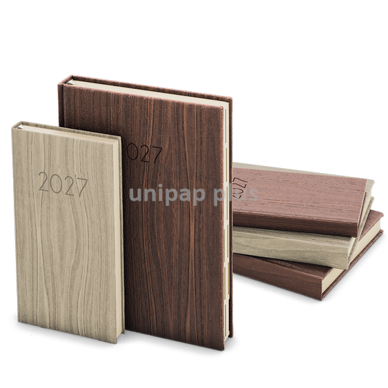 diář denní A5 Ctirad s výsekem - Wood