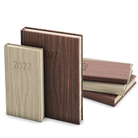 diář denní A5 Ctirad s výsekem - Wood