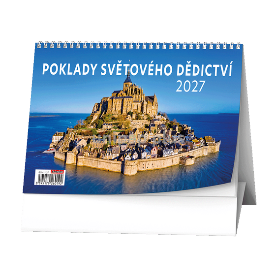 kalendář stolní - Poklady světového dědictví
