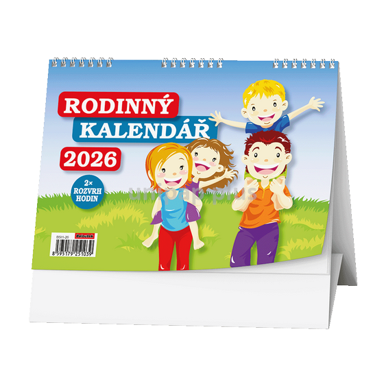 kalendář stolní - rodinný