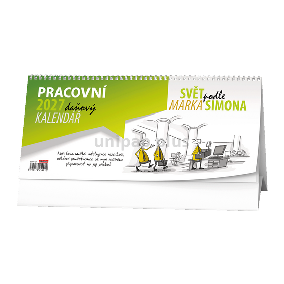 kalendář stolní daňový - svět podle Marka Simona