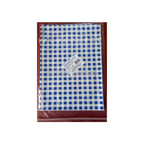 ubrus na lavici  Koh-i-noor 65 x 50 cm modré  káro