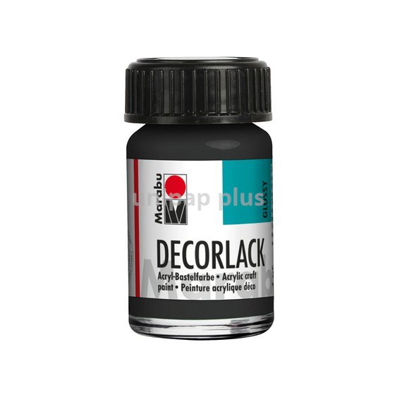 barva Marabu Decorlack 073 černá 15 ml