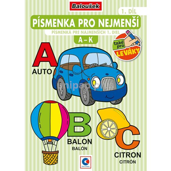 omalovánka A5 Písmena pro nejmenší 1.díl