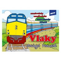 omalovánky A5 Vlaky