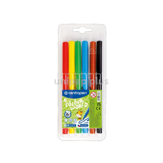 popisovač Centropen 7550 sada 6 ks