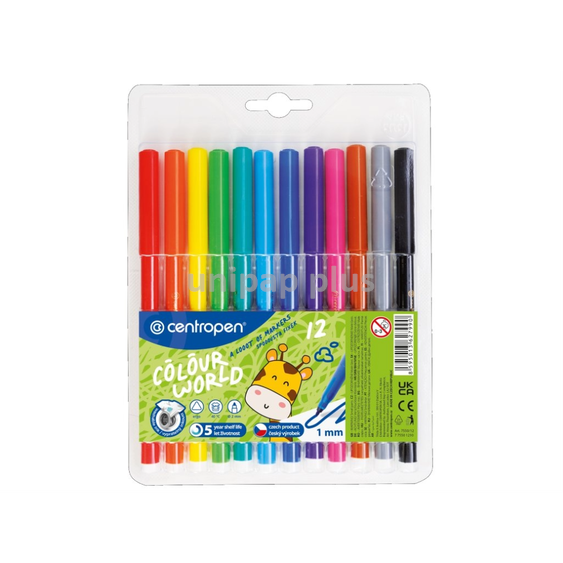 popisovač Centropen 7550 sada 12 ks