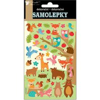 samolepky puffy zvířátka