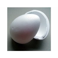 vejce polystyrenové 200 x 155 mm dvoudílné