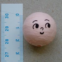 obličej vata panenka 24 mm