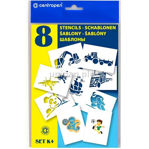 šablony k foukacím fixům Centropen