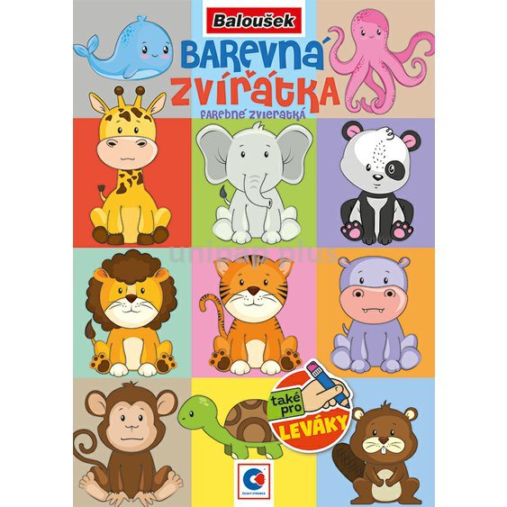 omalovánka A5 Barevná zvířátka