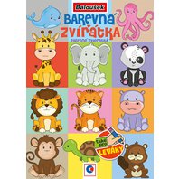 omalovánka A5 Barevná zvířátka