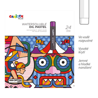 pastely olejové Cariosa plus - box 24 ks