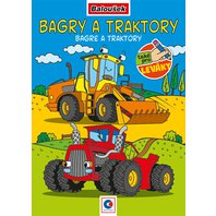 omalovánka A5 - Bagry a traktory
