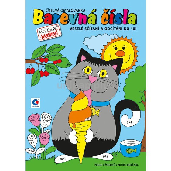 omalovánka A4 - Barevná čísla