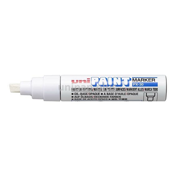 popisovač Uni PX 30 lakový bílý