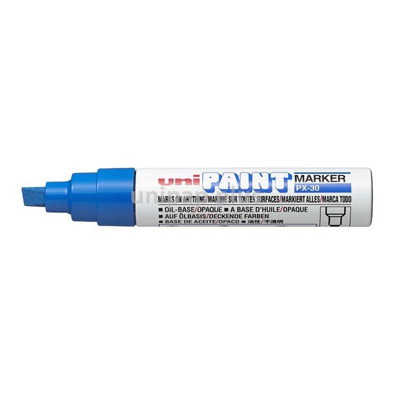 popisovač Uni PX 30 lakový modrý