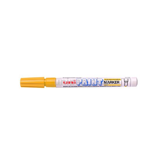 popisovač Uni PX 21 lakový žlutý