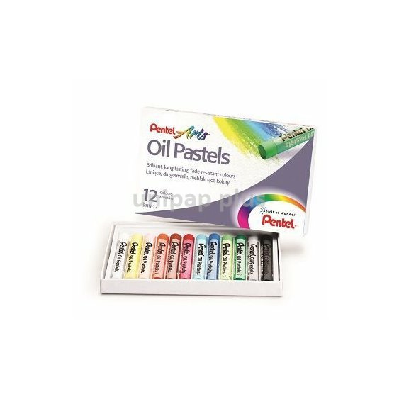 pastely olejové Pentel 12 barev