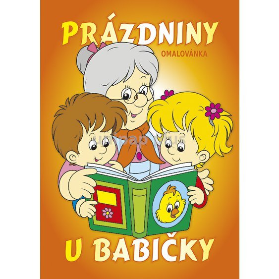 omalovánka A5 Prázdniny u babičky