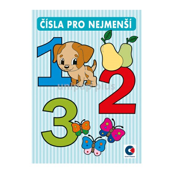 omalovánka A5 čísla pro nejmenší