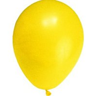 balonky nafukovací M 10 ks žluté