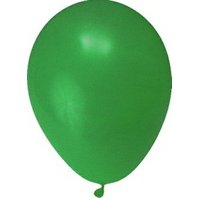 balónky nafukovací M 10 ks zelené