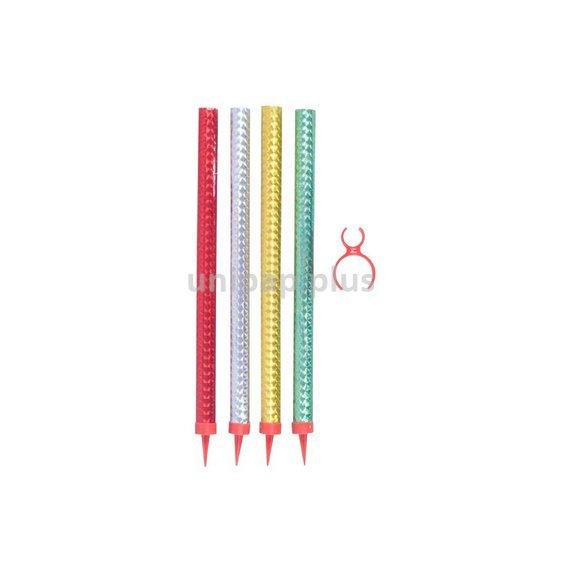 fontána párty 24 cm + držák na láhev - 4ks
