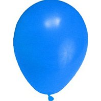 balónky nafukovací M 10 ks modré tmavé
