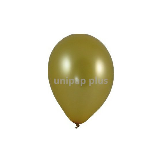 balonky nafukovací M zlaté 10 ks