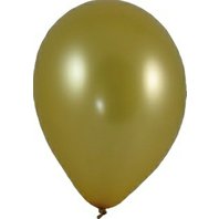 balonky nafukovací M zlaté 10 ks